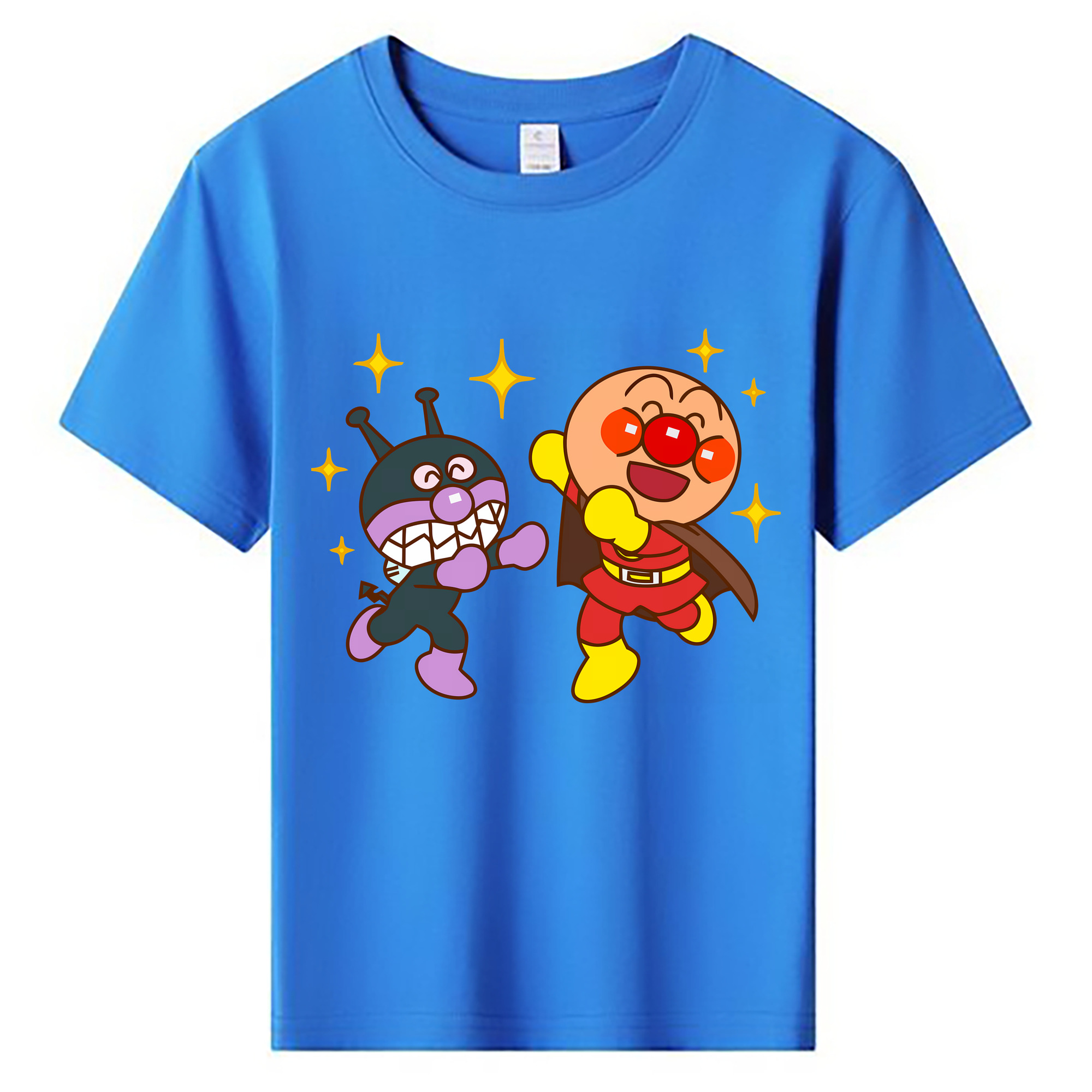 （画像用） アンパンマン Anpanman 綿100％キッズTシャツ（フロントプリント）